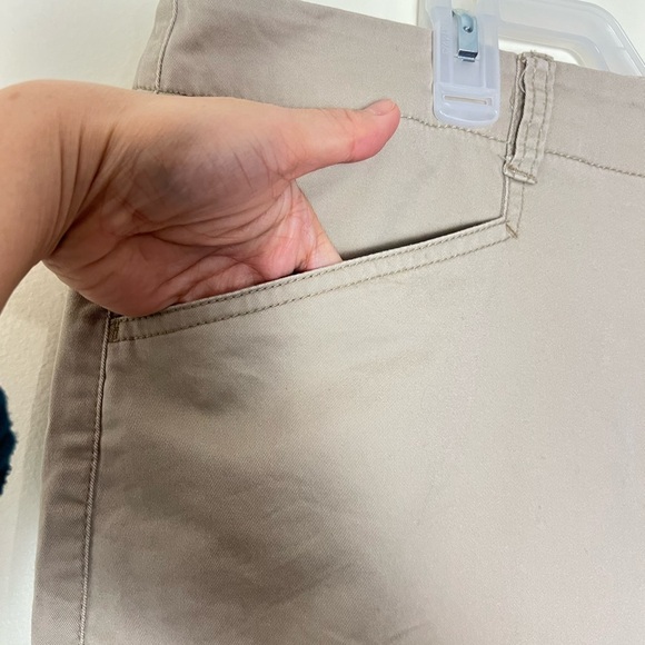 Lane Bryant Womens Pants Brown Straight Wide Leg Cotton 18 Long Career Trouser - Picture 11 of 17